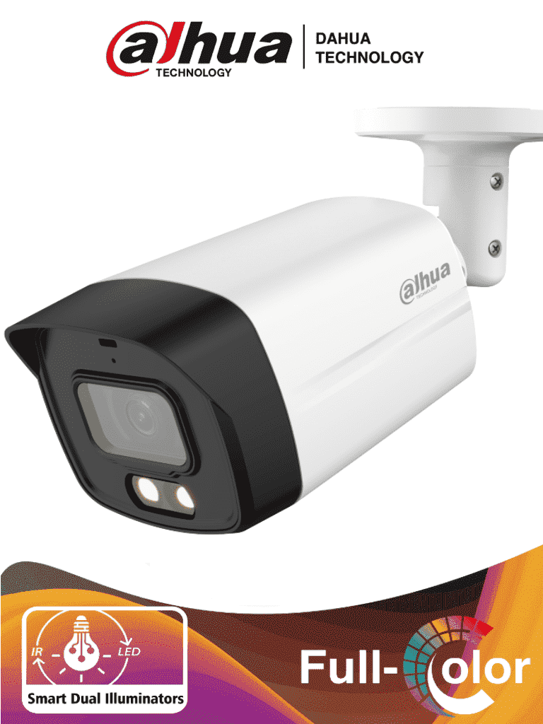 DAHUA HAC-HFW1239TLMN-IL-A - Camara Bullet de 2 Megapixeles/ Iluminador Dual Inteligente + Full Color/ Lente de 2.8 mm/ 107 Grados de Apertura/ Microfono Integrado/ 40 Metros de Iluminación IR y Visible/ WDR Real de 130 dB/ IP67/ #VolDH #NOV DAHUA HAC-HFW1239TLMN-IL-A - Camara Bullet de 2 Megapixeles/ Iluminador Dual Inteligente + Full Color/ Lente de 2.8 mm/ 107 Grados de Apertura/ Microfono Integrado/ 40 Metros de Iluminación IR y Visible/ WDR Real de 130 dB/ IP67/ #VolDH #NOV